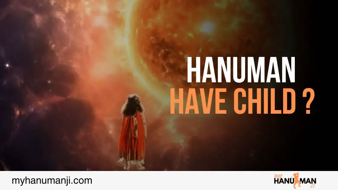 showing hanuman have child or not