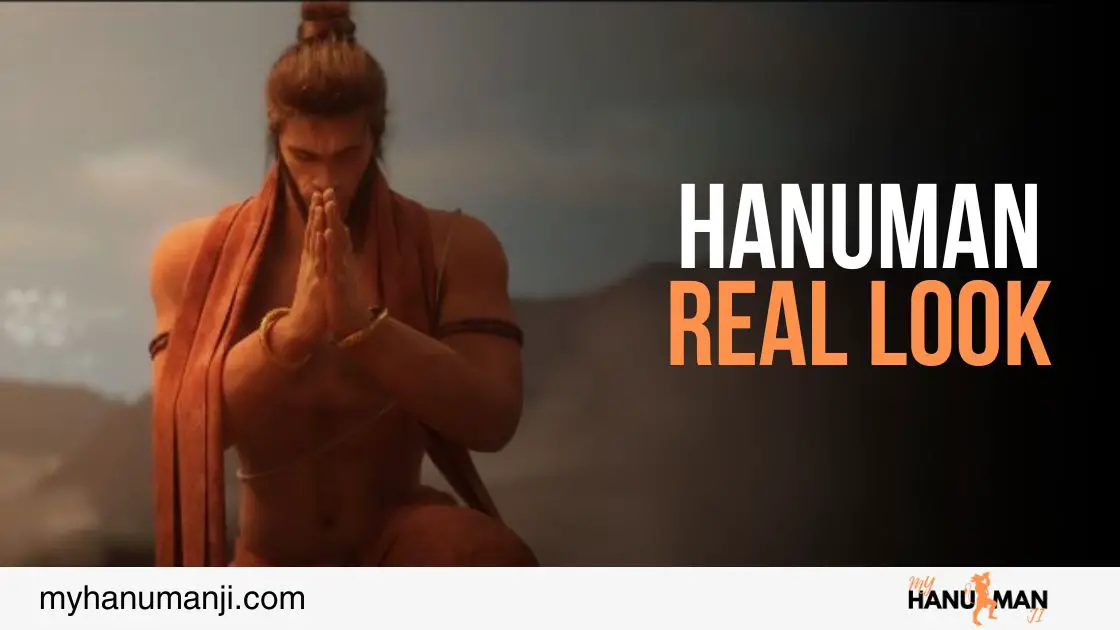 showing hanuman real looks