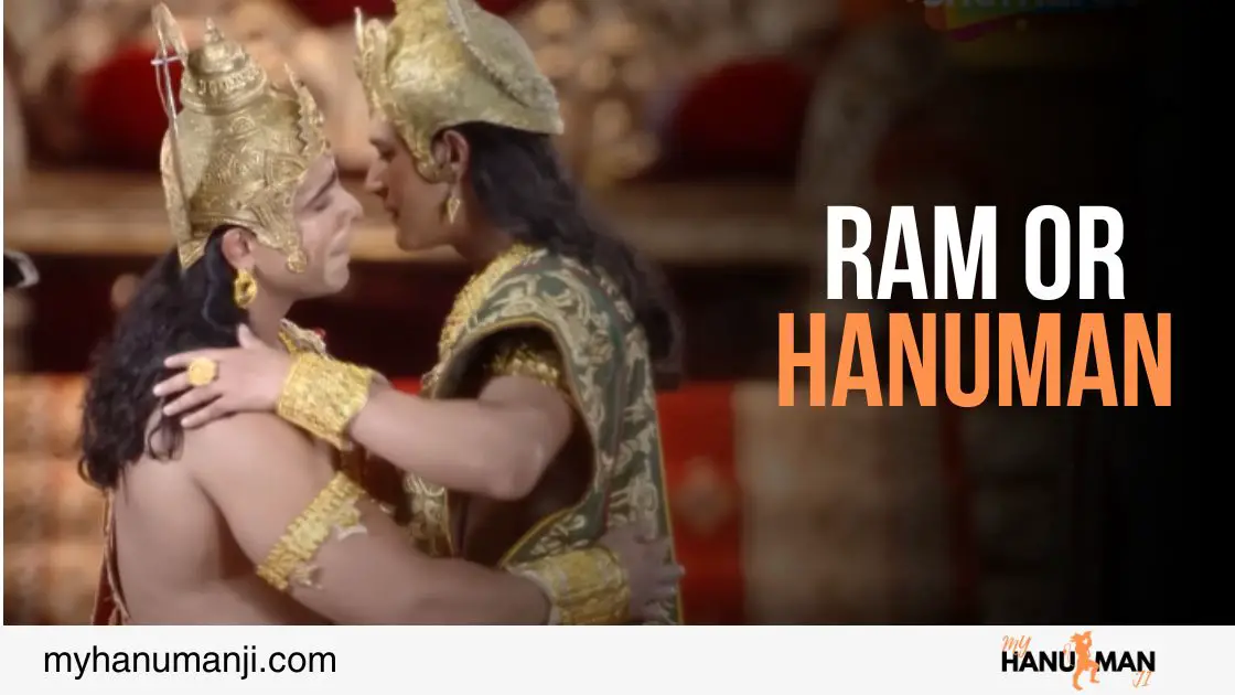 picture showing ram and hanuman