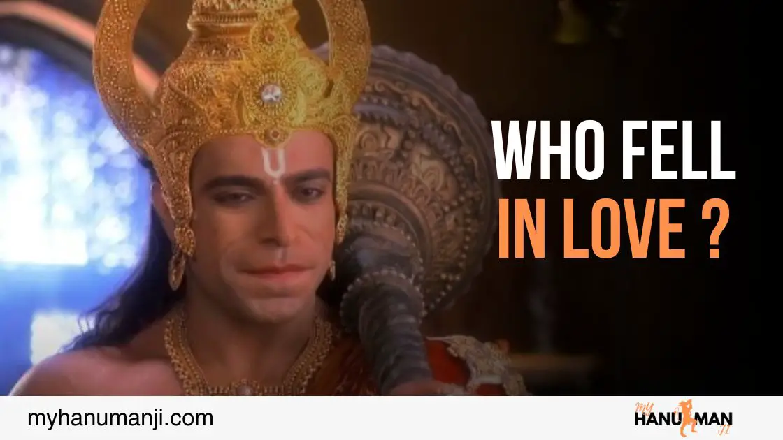 showing who fall in love with hanuman