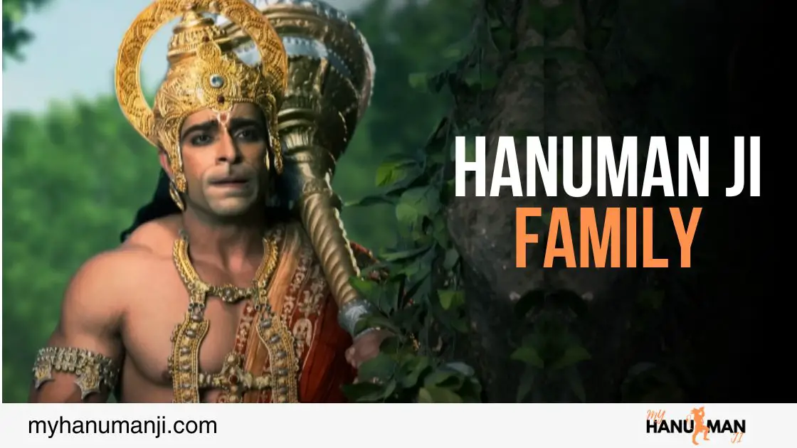 showing the picture of hanuman jis family