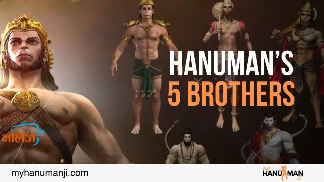 picture showing hanuman 5 brothers