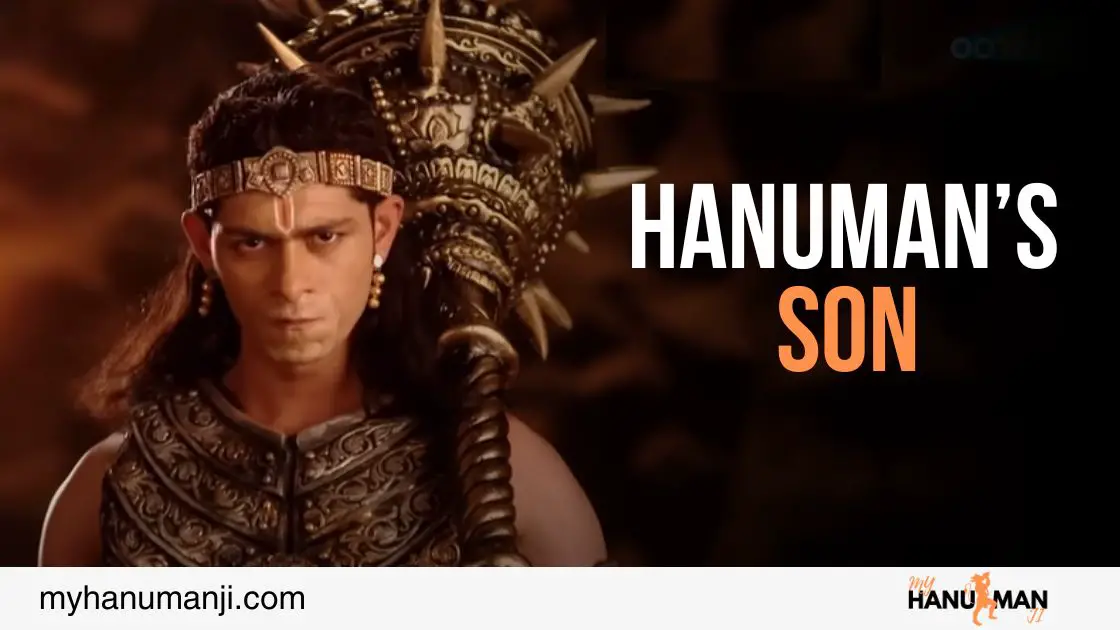 PICTURE OF HANUMAN JI'S SON