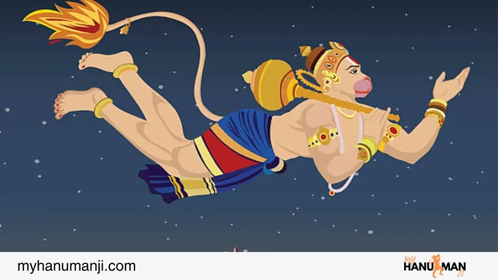 showing the legend of hanuman 